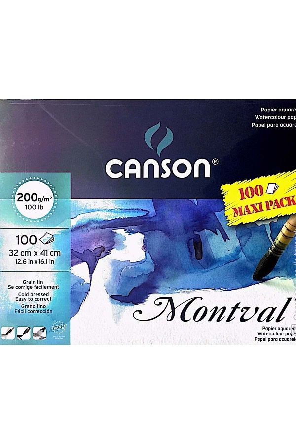 Canson-Montval Block 200 gr 32x41 Green200807356 1