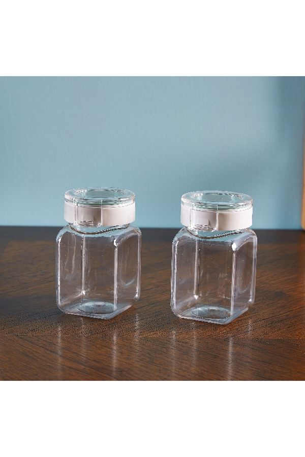 Home Box-Easy Click Square Canister - Set of 2 1