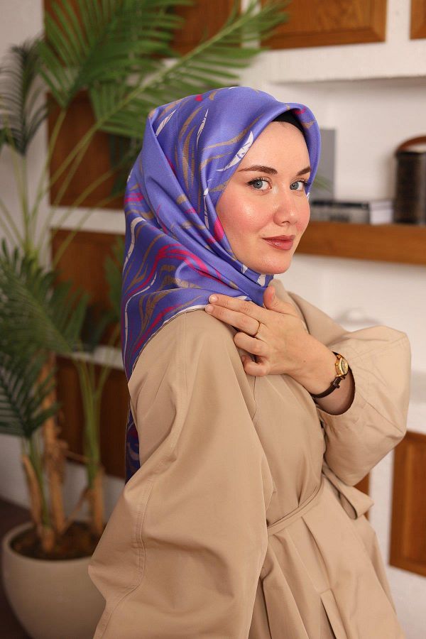 Silk Home-وشاح تويل حريري 11432-15 1