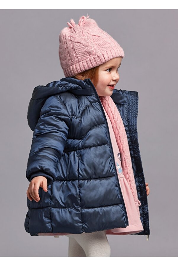 Mayoral Lacivert Kız Bebek Mont