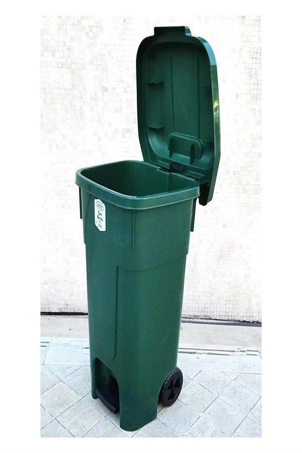 NEZADE STORE-80Lt 128 Wheel Garbage Cont Eynir Trolley 1