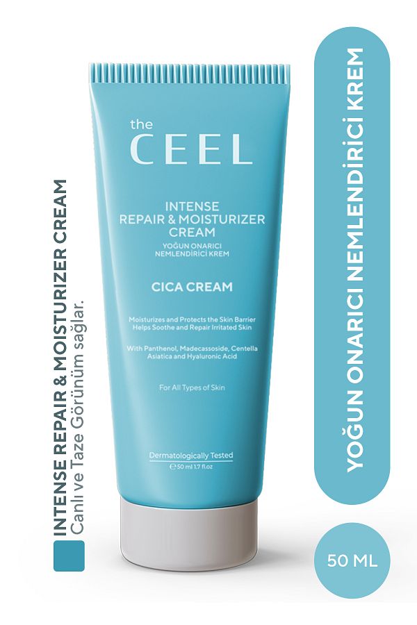 The Ceel-50 ml Intensive Repairing and Moisturizing Cica Cream with Madecassoside Extract - Barrier Protector 1