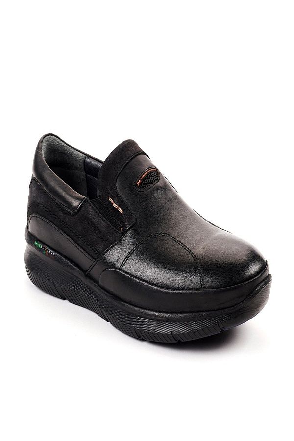 Forelli-45915 Pantofi confort pentru bărbați - negri 1