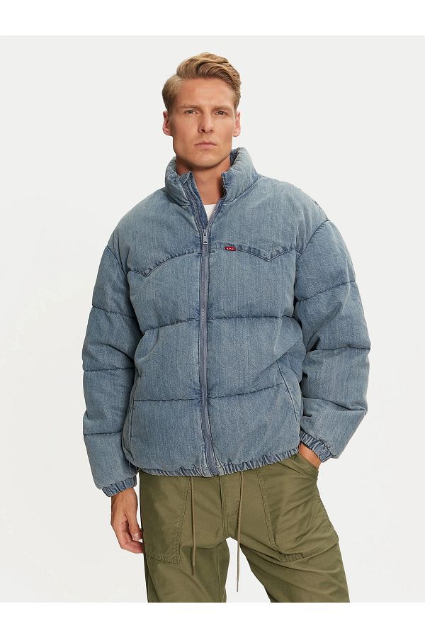 Levi s Levis A0726 003 Super Puffer Jacket Puffer Jeans Jacket Slightly Sidetracked Trendyol