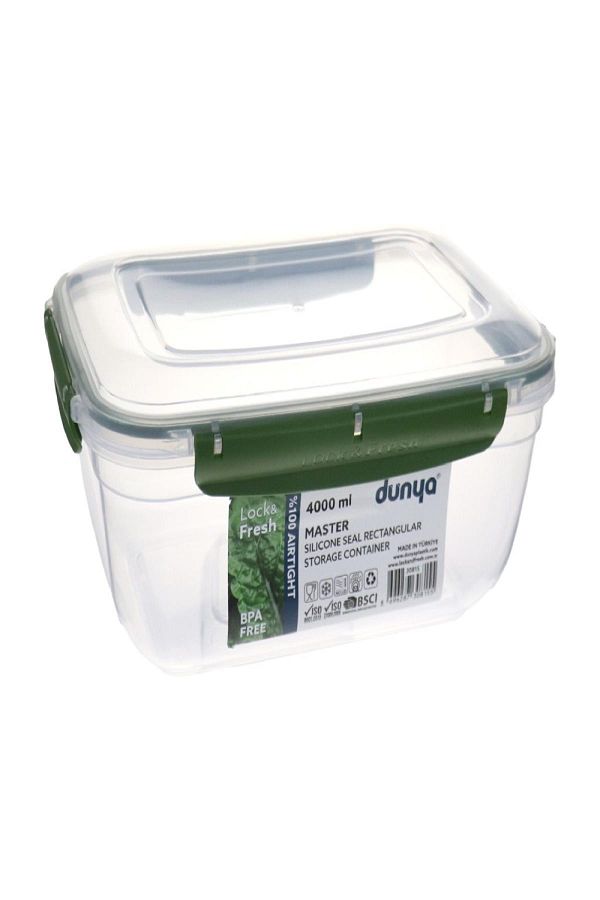 Okan Sayın-World Pls Master 4000ml Rectangular Storage Container - 30815 1