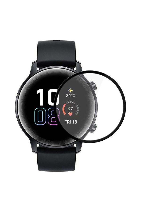 Kinhank Bufalo Honor Magic Watch 2 42mm Black Nano Pmma 3D Curved Screen Protector Frame Trendyol
