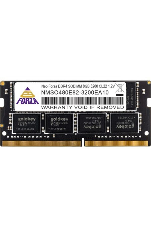 NEOFORZA-8gb 3200mhz Cl22 1.2v Ddr4 Sodımm Notebook Ram Nmso480e82-3200ea10 1
