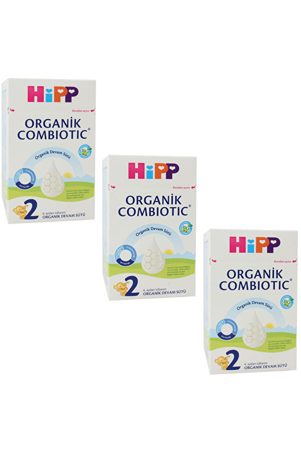 Hipp 2 Organik Combiotic Devam Sütü 800 gr 3 ADET