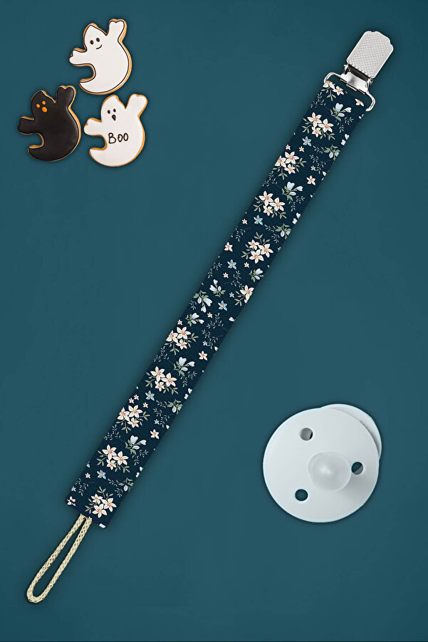 Apptakı Lale Bebek Emzik Askısı Emzik Zinciri Emzik Tutacağı Emzirme Aksesuarı - EMZ0035