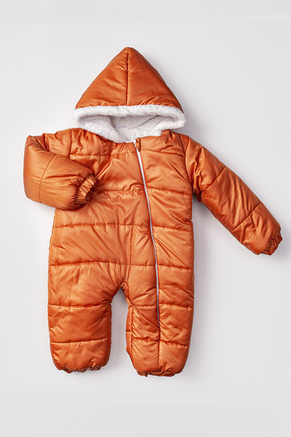 MAİBELLA Yeni Lüks Içi Kürklü Fermuarlı Kapüşonlu Kışlık Erkek Kız Bebek Astronot Tulum Kozmonot Tulum