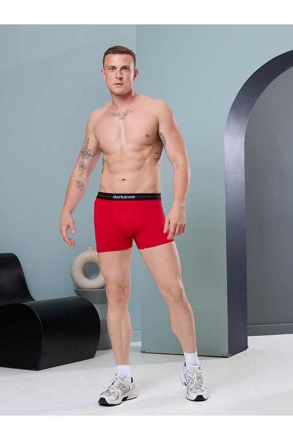 Darkzone Men s Red Boxers Cotton and Lycra Trendyol