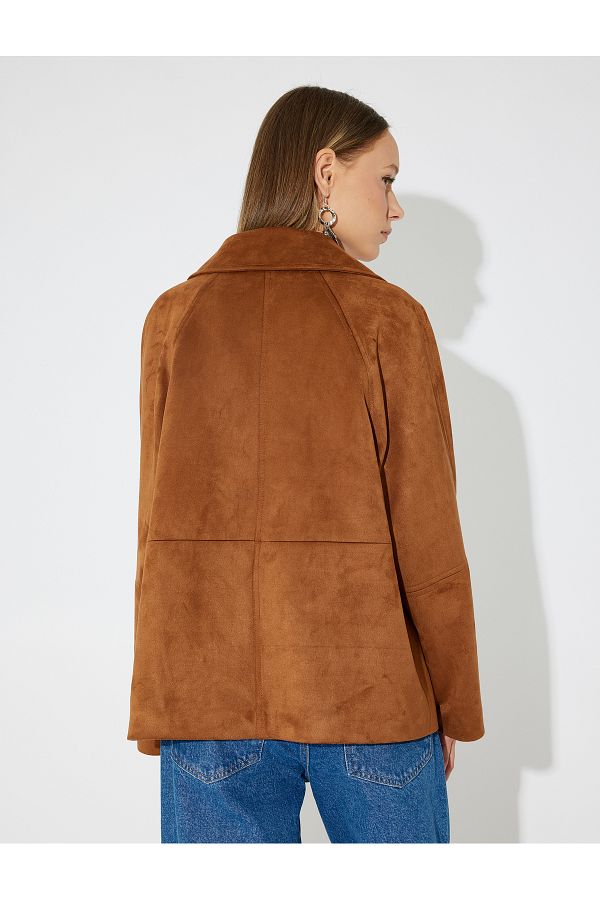 Suede look jacket on sale