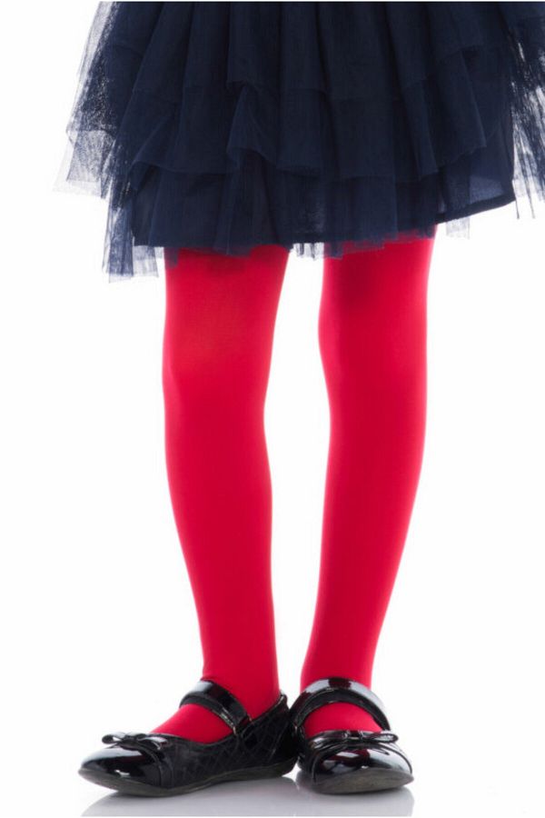 Penti-Children's Red Micro 40 Pantyhose 1