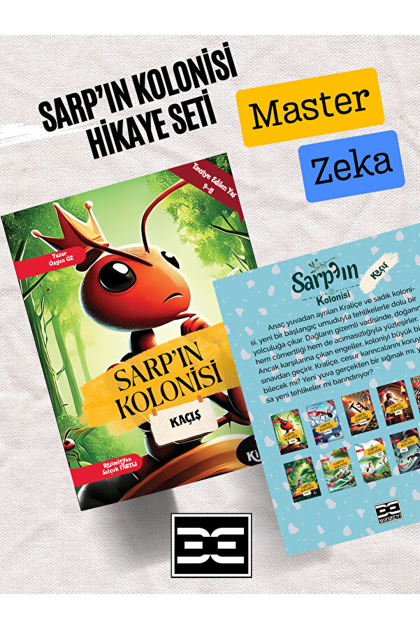MasterZeka Sarp'ın Kolonisi Ve Sarp'ın Maceraları Hikaye Kitap Seti (3. VE 4. SINIFLARA UYGUN) Soru Fasiküllü
