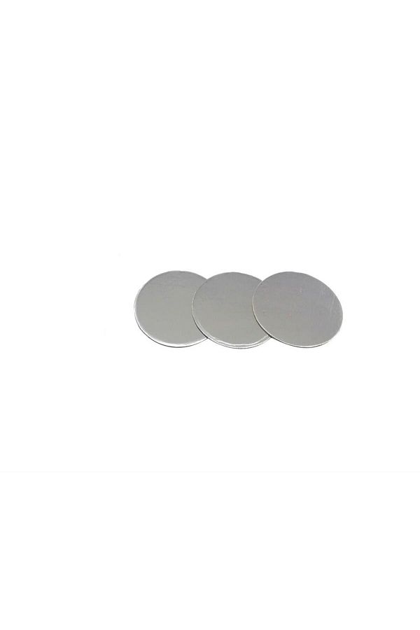 Pastaland-Silver Flat EDGe - Thick RounD Pie Wipes, 22 Cm, 10 Pieces 1