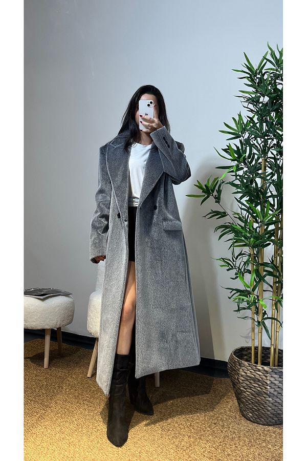 Textured overcoat top