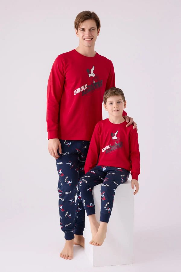 Pimody Family Concept Father Son Pajamas Set Father and Son Are Sold Separately Trendyol