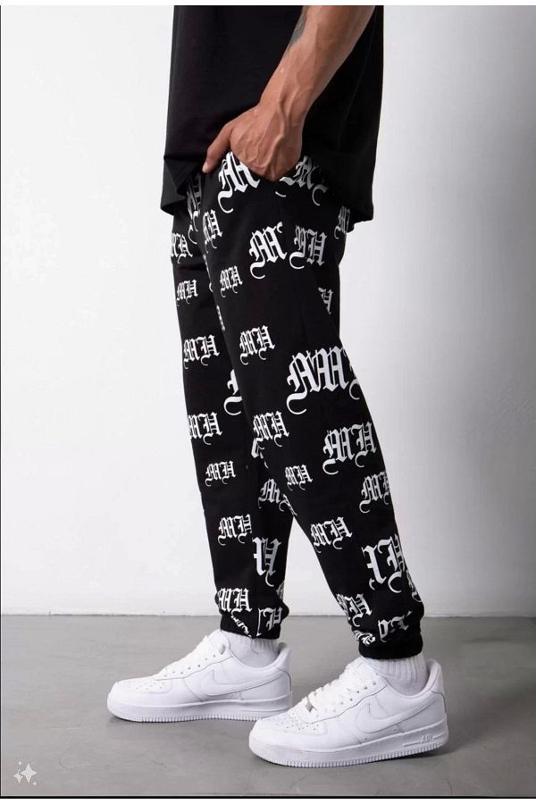 jordan 23 Black Unisex Digital Printed Sweatpants Trendyol