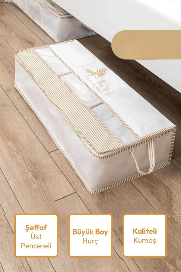 Hayveys-Windowed Under Base Space-Free Large Size Storage Organizer Load 1