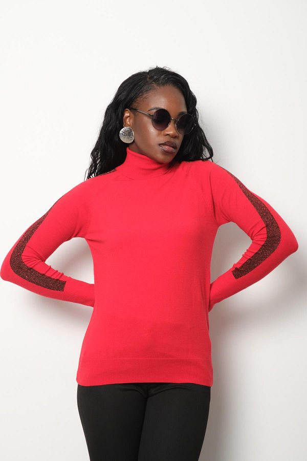 Red glitter sweater outlet