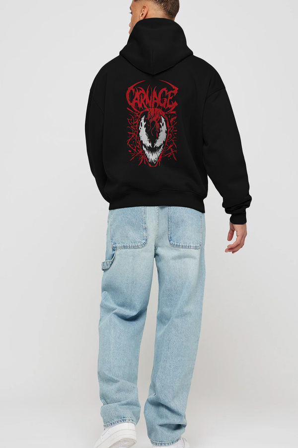 Macho Man Savage Hoodie Red Ankhises Venom (22) Men's