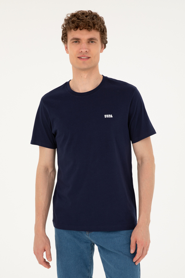 U.S. Polo Assn. Men's Regular Fit Crew Neck Navy Blue T-Shirt 50294290-Vr033