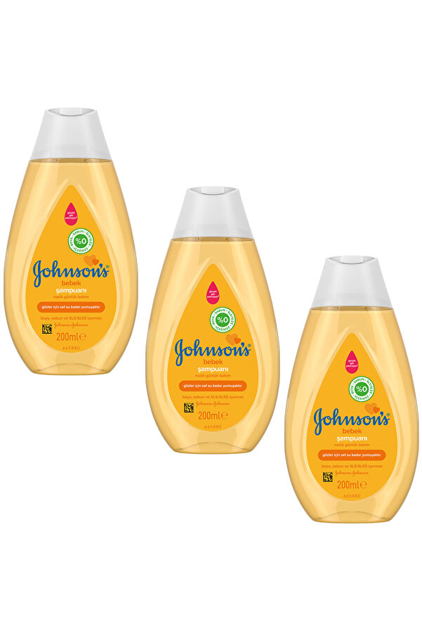 Johnson's Baby Johnsons Baby Bebek Şampuanı 200 ml 3 Adet