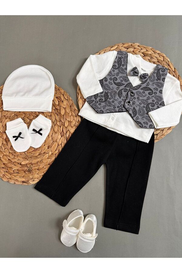 Harry&Millie Erkek bebek takım elbise penye mevlüt takımı sünnetlik bebek hediyelik