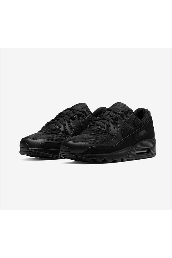 Nike-W Air Max 90 Men's Black Sports Shoes Cq2560-002 1