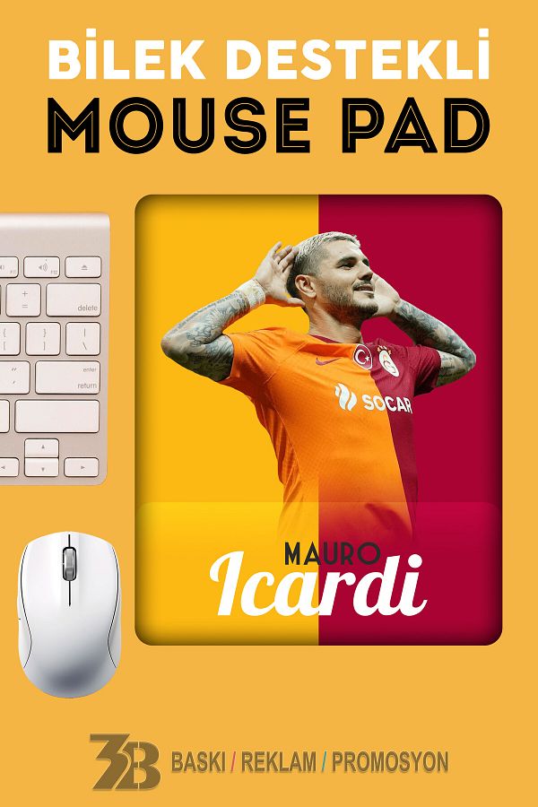 3B BASKI REKLAM PROMOSYON-Orthopedic Supported Rectangular Mouse Pad - 3Bmausegs003 1