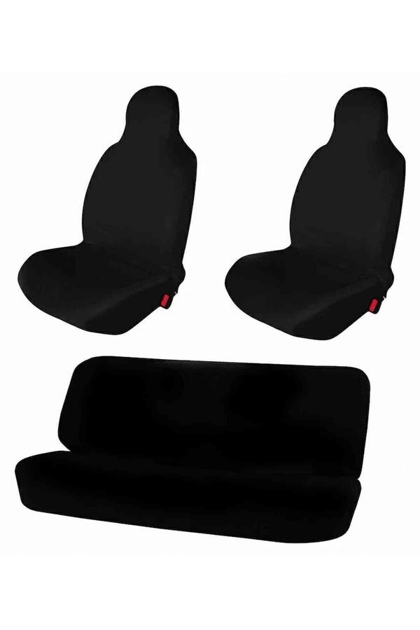 Tegin Peugeot 106 1991 2003 Oto Koltuk Koruyucu Kılıf Araç Siyah Penye Servis Kılıfı