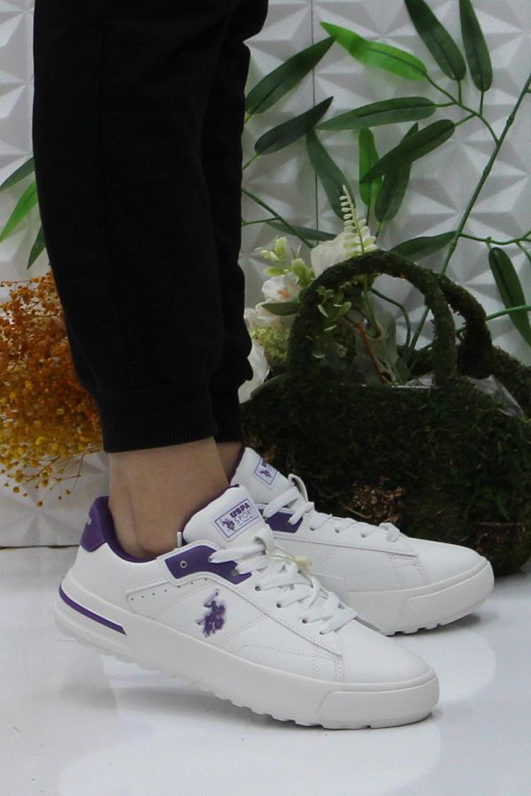Purple polo shoes top