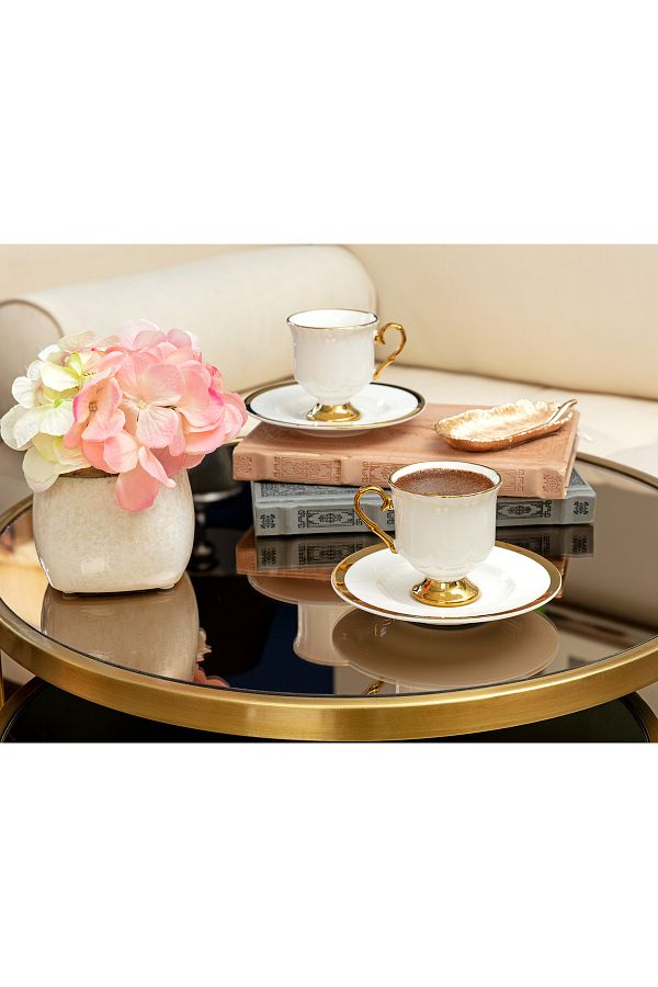 Madame Coco-Yolande Crocus 2-Person Coffee Cup Set - 90 ml 1