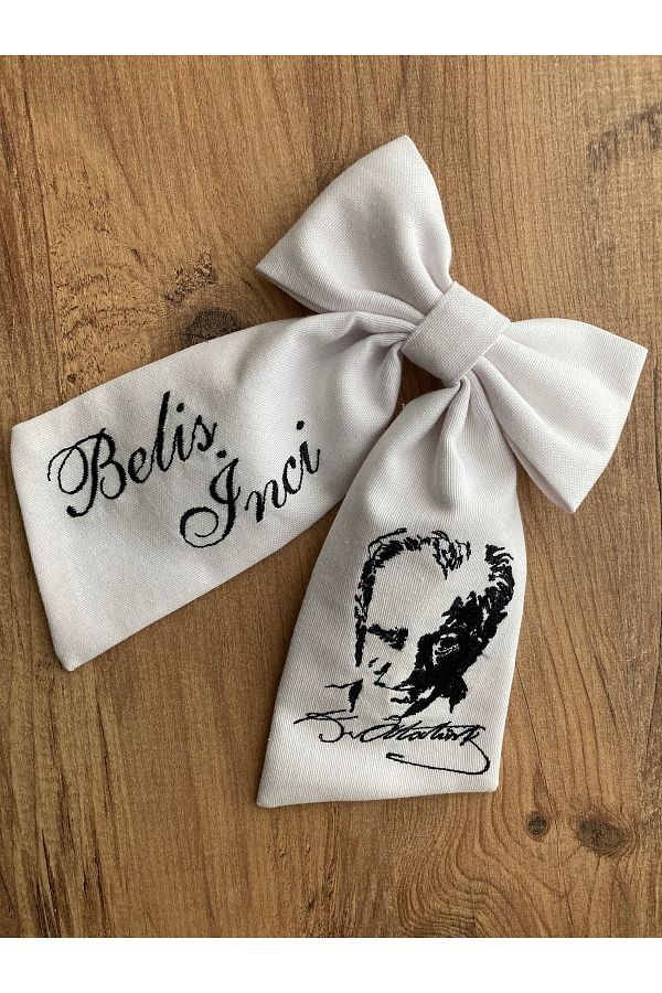 dogga design-Ataturk Patterned Name Bow Buckle 1