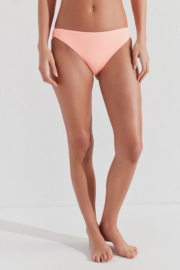 Penti-Élénk narancssárga bordás Basic Slip bikini alsó 1