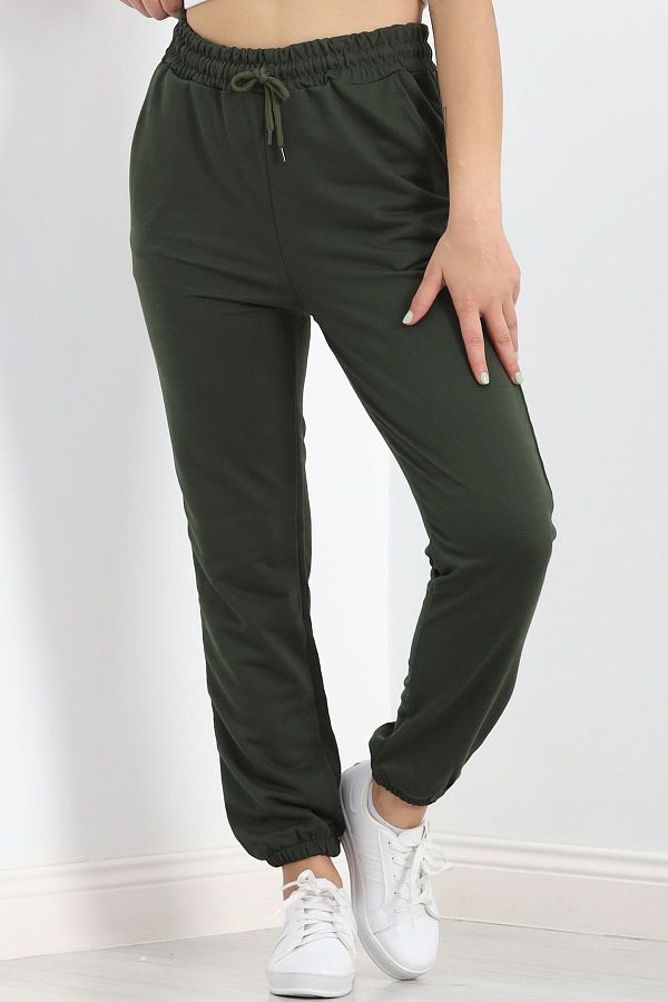 BosFonis-Khaki Skinny Sweatpants - 18960.1431 1