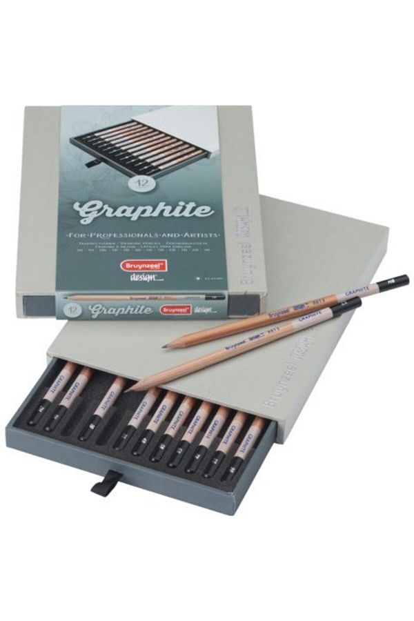 Bruynzeel-Graphite Pen Set of 12 1