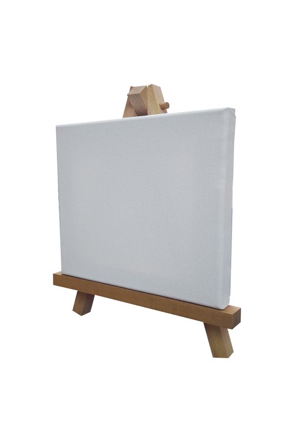 hobi24-Desktop Easel Set 20x20cm Canvas 1