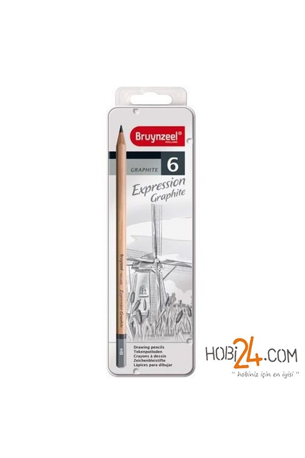 Bruynzeel-Expression Graphite Set of 6 1