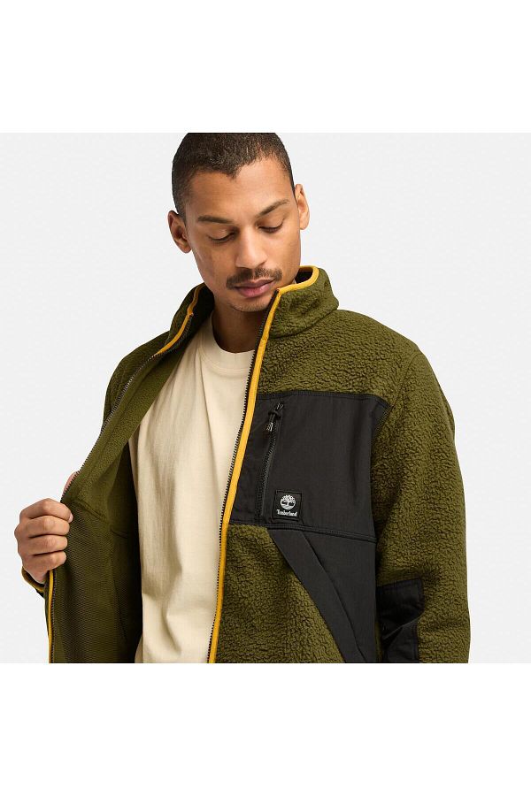 Timberland sherpa jacket sales