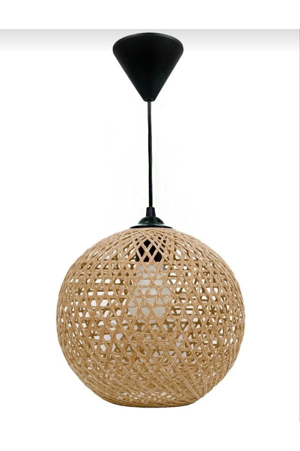 Semboldekor-Wicker Single Chandelier 1