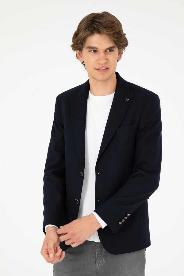 U.S. Polo Assn. Men s Navy Blue Jacket 50294418 Vr033 Trendyol