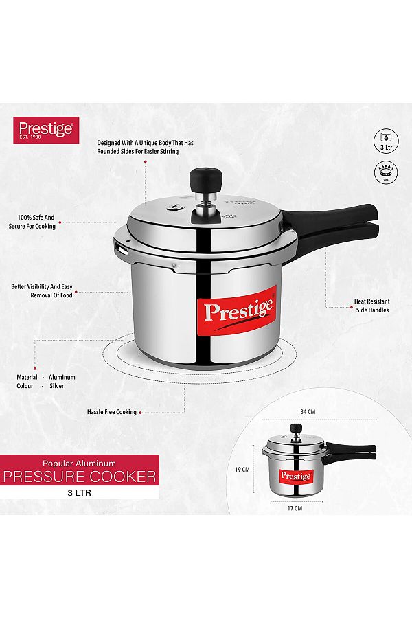 Prestige Popular Pressure Cooker 3.0 Ltr Trendyol