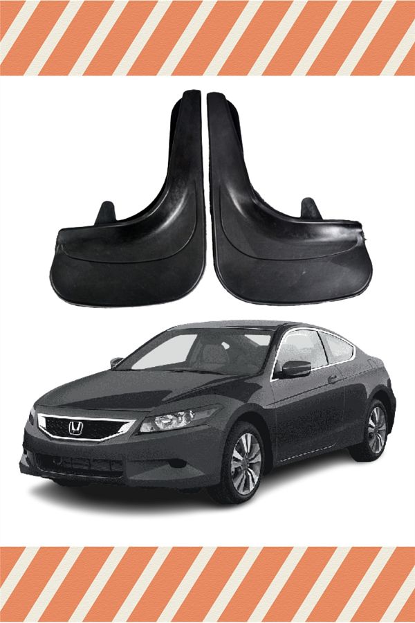NOVDES-Honda Accord 2008-2012 2-Piece Dust Cover Fender Mud Flap 1