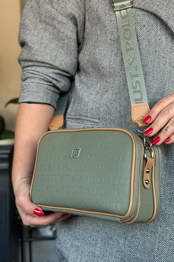 Just Polo Women s 5 Compartment Adjustable Long Strap Shoulder Bag Messenger Bag Trendyol