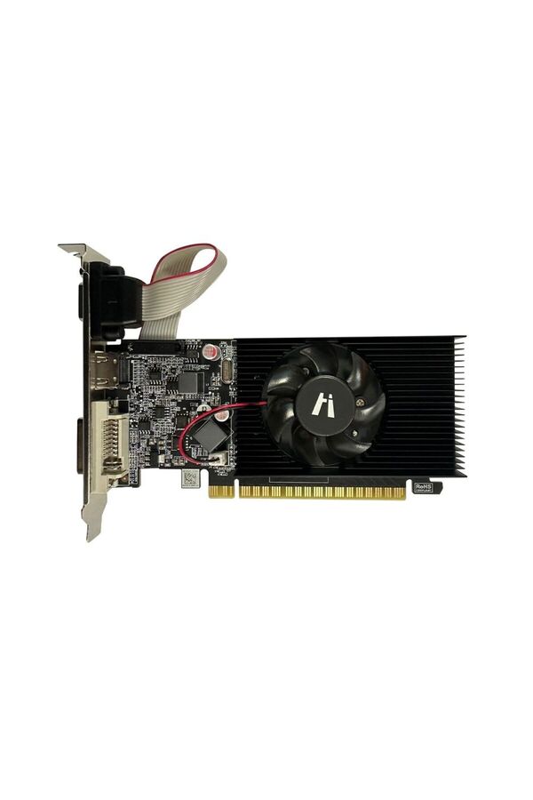 Hi-Level-GT210 1Gb Ddr3 64Bit Hdmi+Dvi+Vga بمروحة واحدة (الموديل: HLV210D31G64S) 1