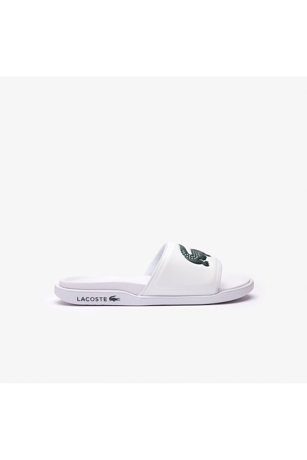 Lacoste Men s White Slippers Croco Dualiste Trendyol