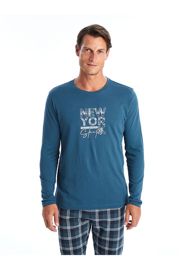 LC Waikiki-Lw - Standard Fit Men's Pajama Set 1