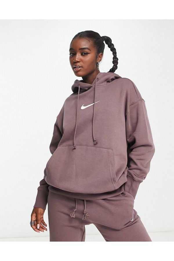 Nike oversized swoosh hoodie online