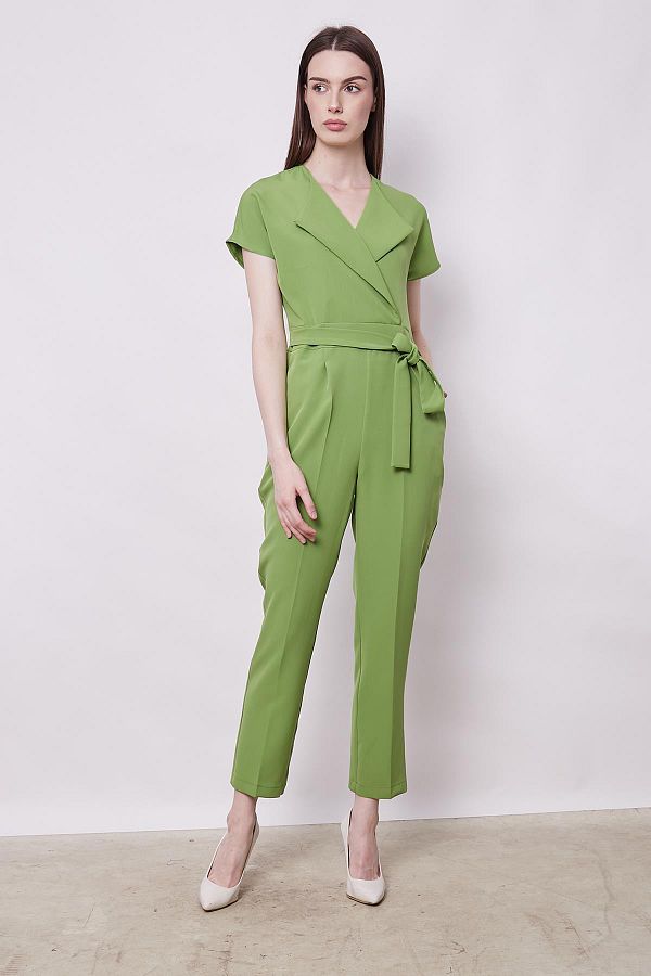 Green lycra jumpsuit outlet